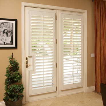 Indianapolis Patio Door Shutter Options Sunburst Shutters